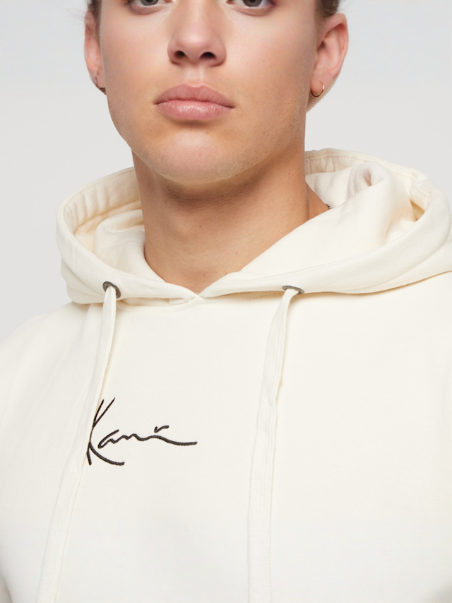 Karl Kani, Small Signature Essential Hoodie off white, white, Image 3 of 5