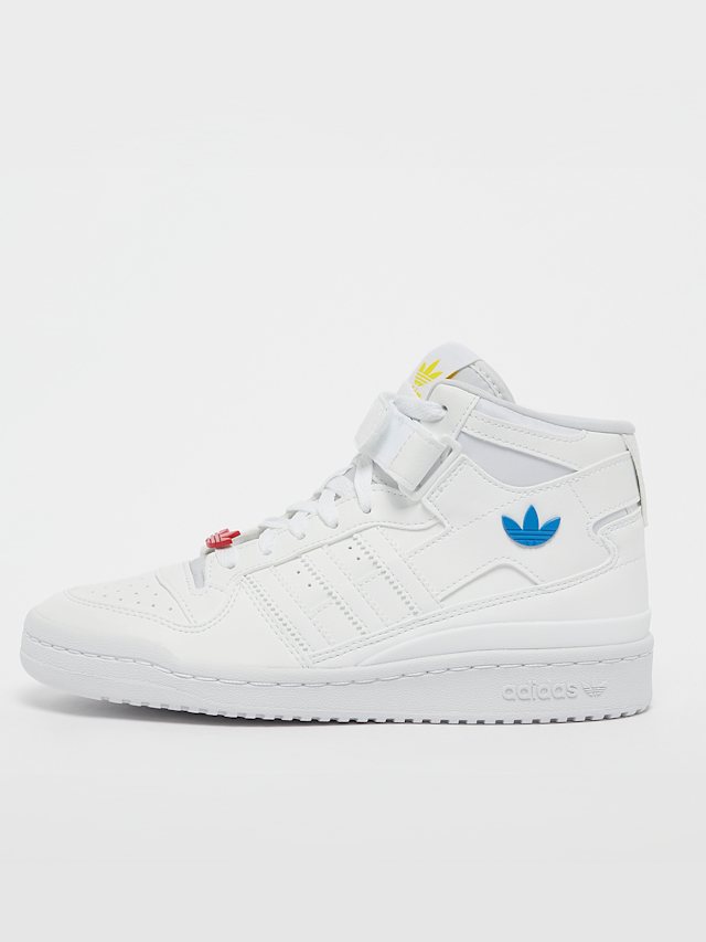 adidas Originals, Forum Mid Sneaker (GS), wit, Afbeelding 1 van 5