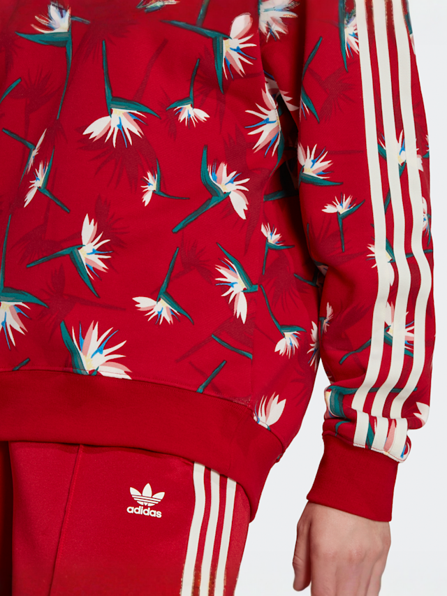 adidas Originals, x Thebe Magugu Sweatshirt, rood, Afbeelding 4 van 4
