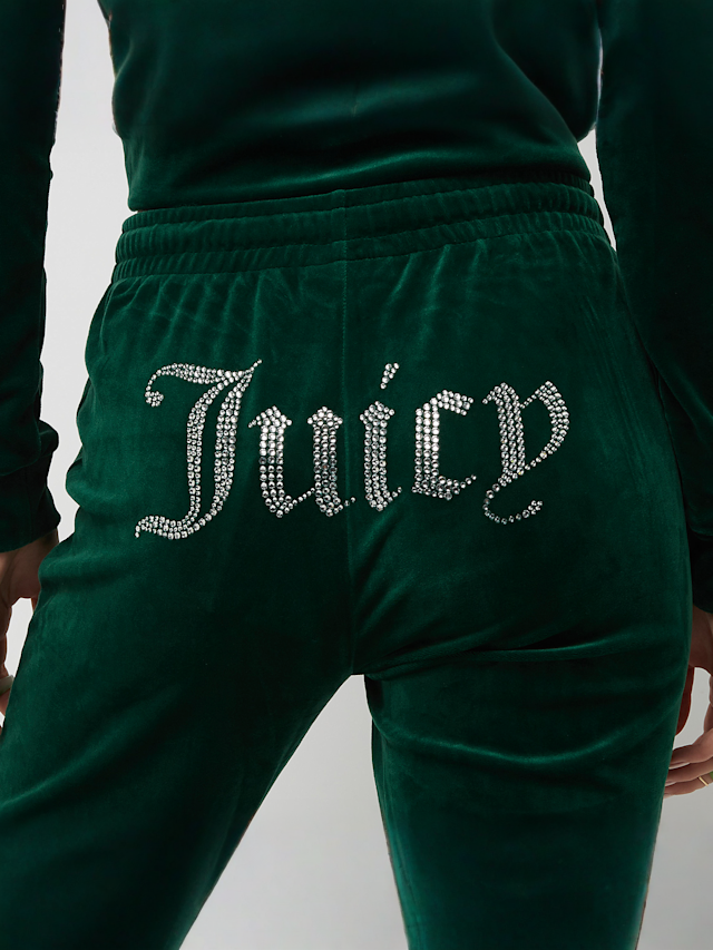 Juicy Couture, Tina Track Pants, zielony, Obraz 4 z 5