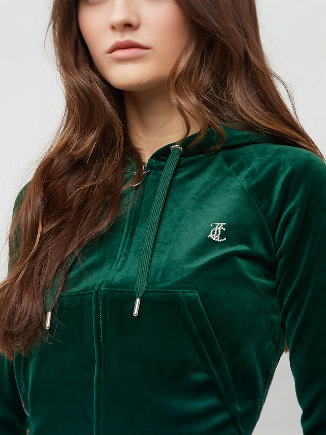 Juicy Couture, Madison Hoodie, groen, Afbeelding 3 van 5