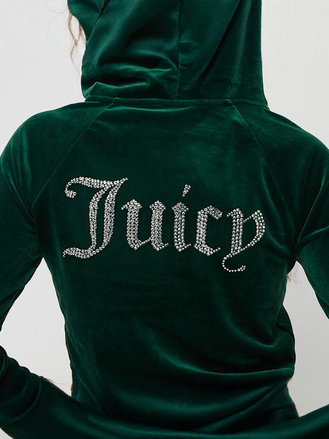 Juicy Couture, Madison Hoodie, groen, Afbeelding 4 van 5