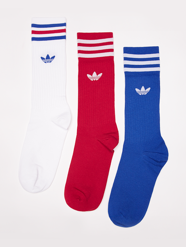 adidas Originals, adicolor Solid Crew Socks, multi-colour, Image 1 of 2