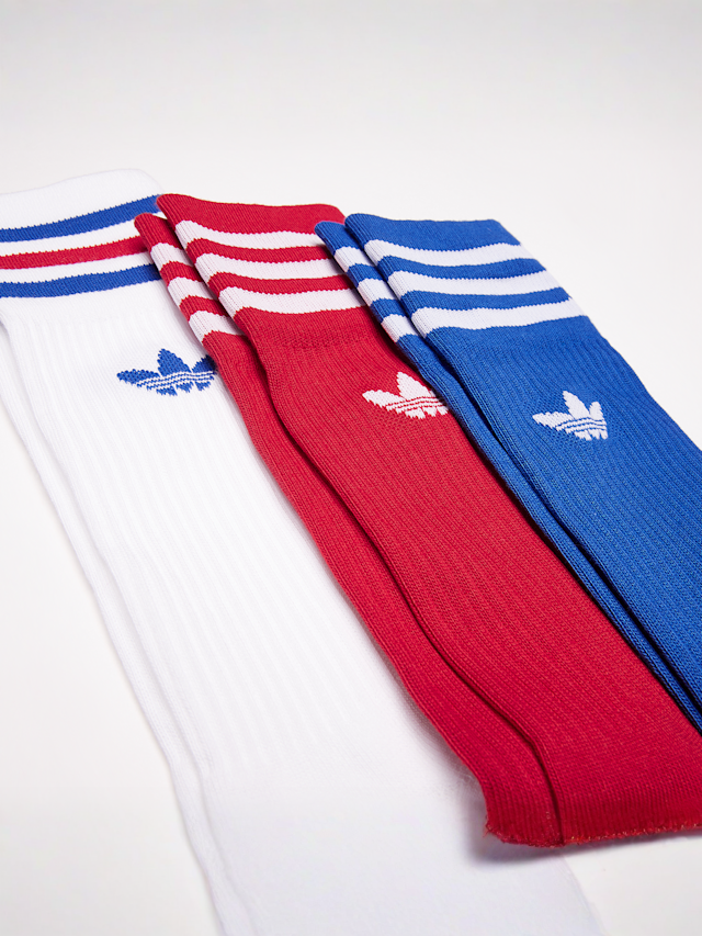 adidas Originals, adicolor Solid Crew Socks, multi-colour, Image 2 of 2