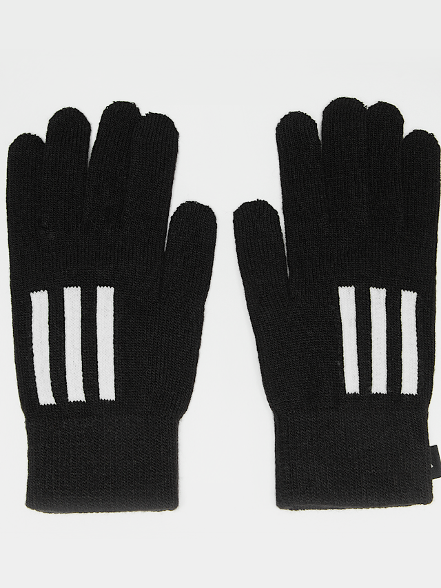 adidas Originals, 3-Stripes Gloves, zwart, Afbeelding 1 van 2