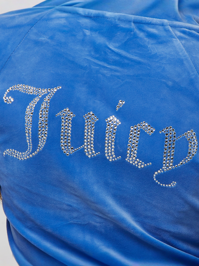 Juicy Couture, MADISON HOODIE ALMOND BLOSSOM, blue, Image 4 of 5