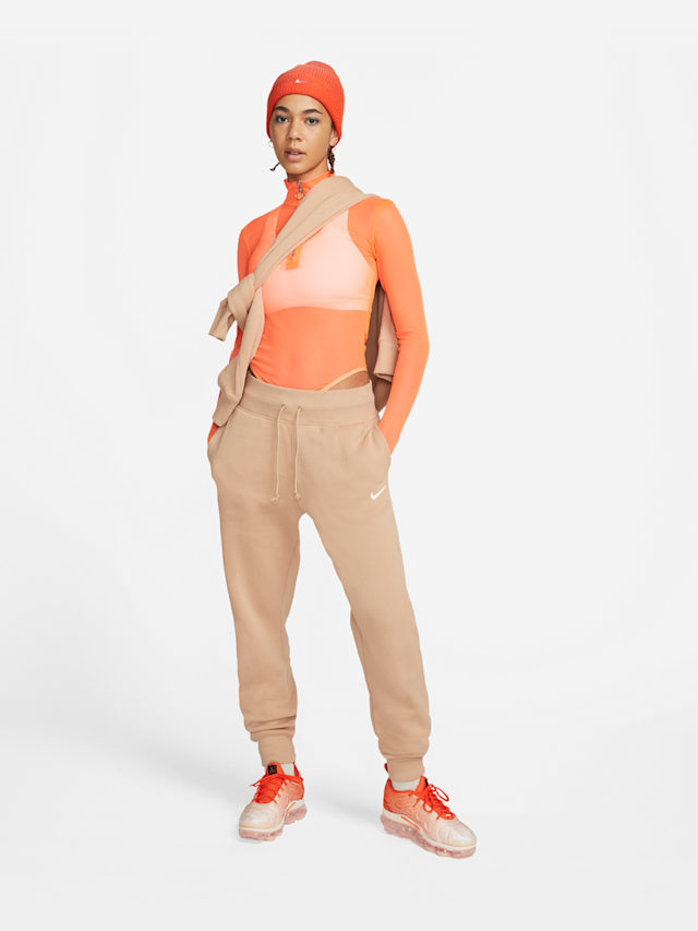 Nike, Sportswear Phoenix Fleece High-Waisted Joggers, beige, Afbeelding 7 van 7