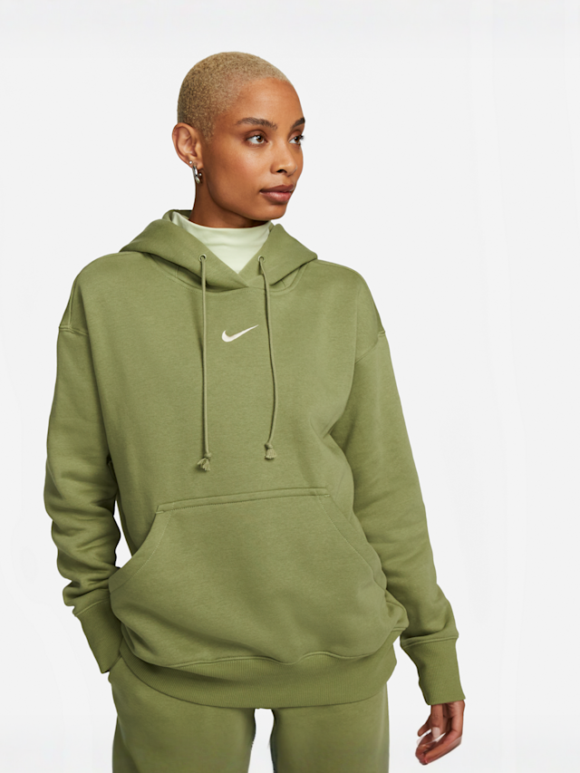 Nike, Sportswear Phoenix Fleece Oversized Hoodie, groen, Afbeelding 1 van 8