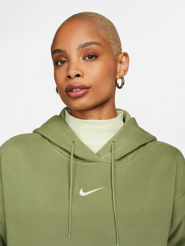 Nike, Sportswear Phoenix Fleece Oversized Hoodie, green, Image 3 of 8