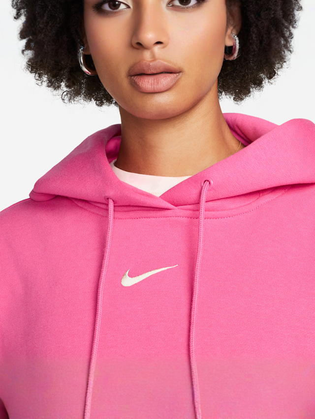 Nike, Sportswear Phoenix Fleece Oversized Hoodie, Pink, Image 3 of 5