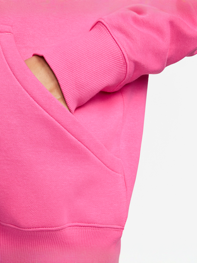 Nike, Sportswear Phoenix Fleece Oversized Hoodie, Pink, Image 4 of 5