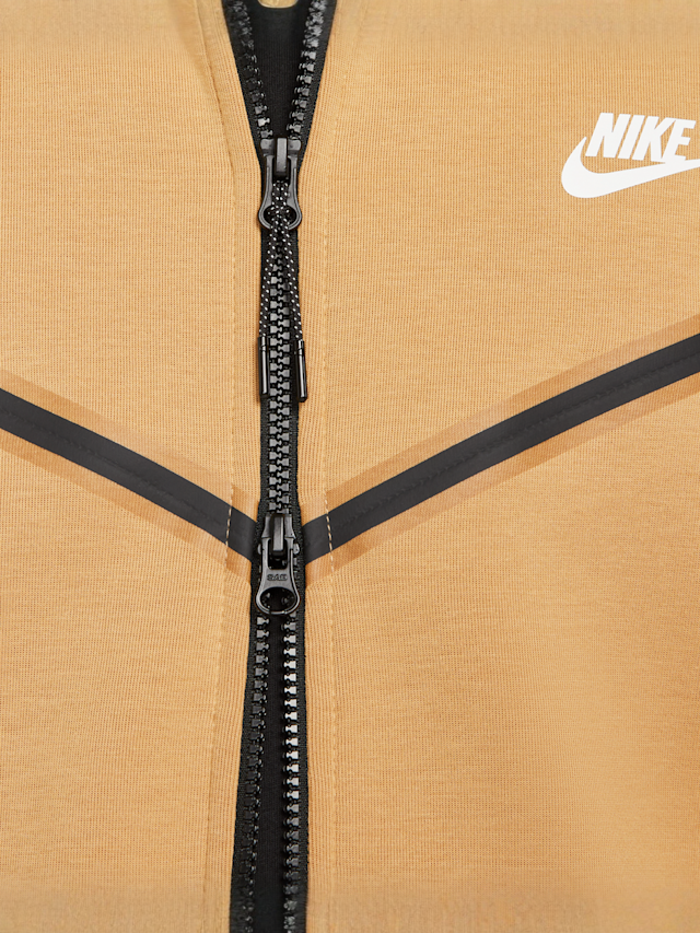 Nike, Sportswear Fleece Hoodie, beige, Afbeelding 4 van 7