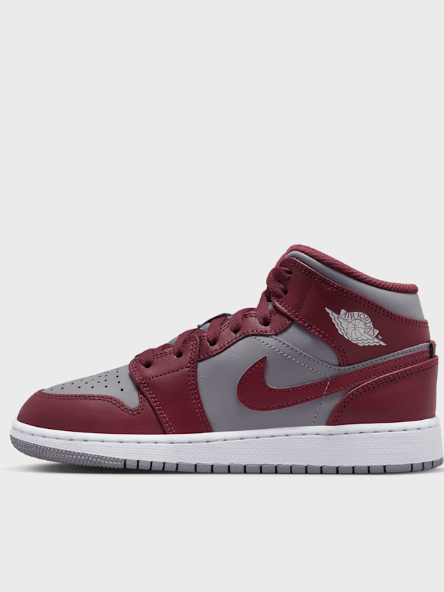 Jordan, Air Jordan 1 Mid (GS), red, Image 1 of 8