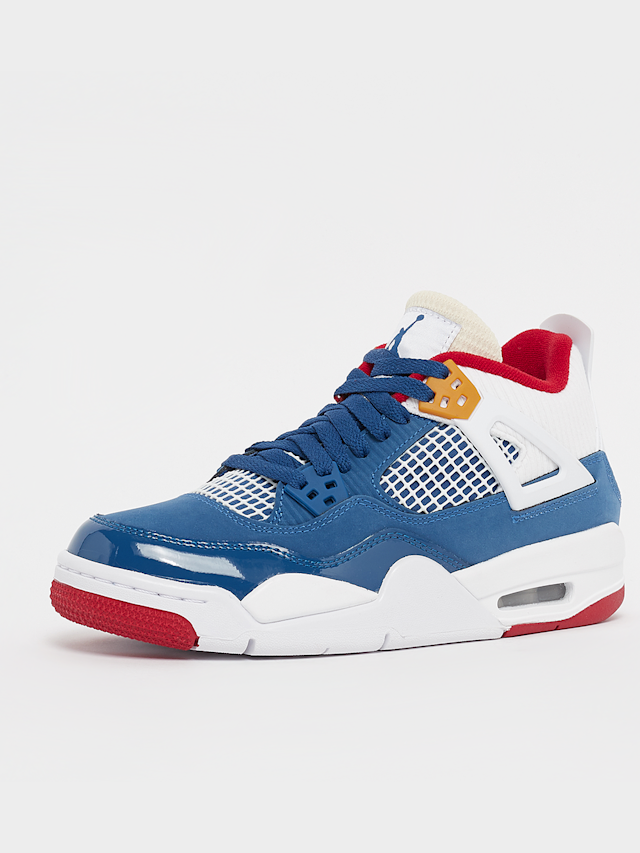 Jordan, Air Jordan 4 Retro (GS) black/fire red/deep royal blue, blue, Image 2 of 5
