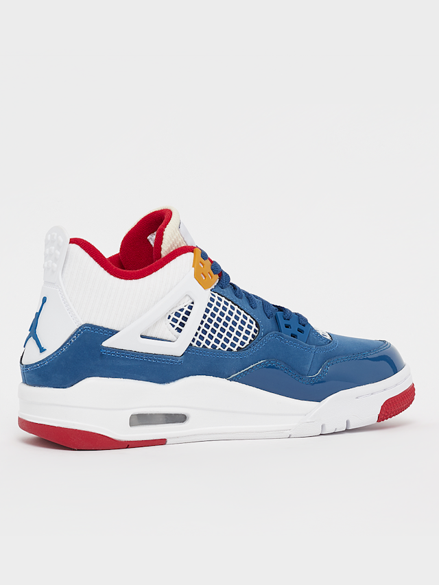 Jordan, Air Jordan 4 Retro (GS) black/fire red/deep royal blue, blue, Image 3 of 5