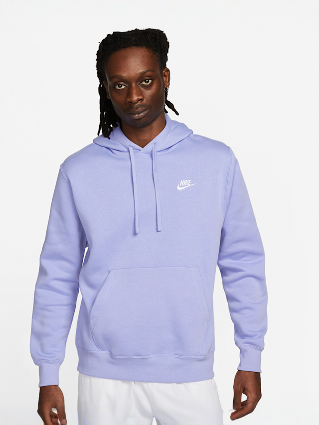 Nike, Sportswear Club Fleece Hoodie, purple, Image 1 of 6