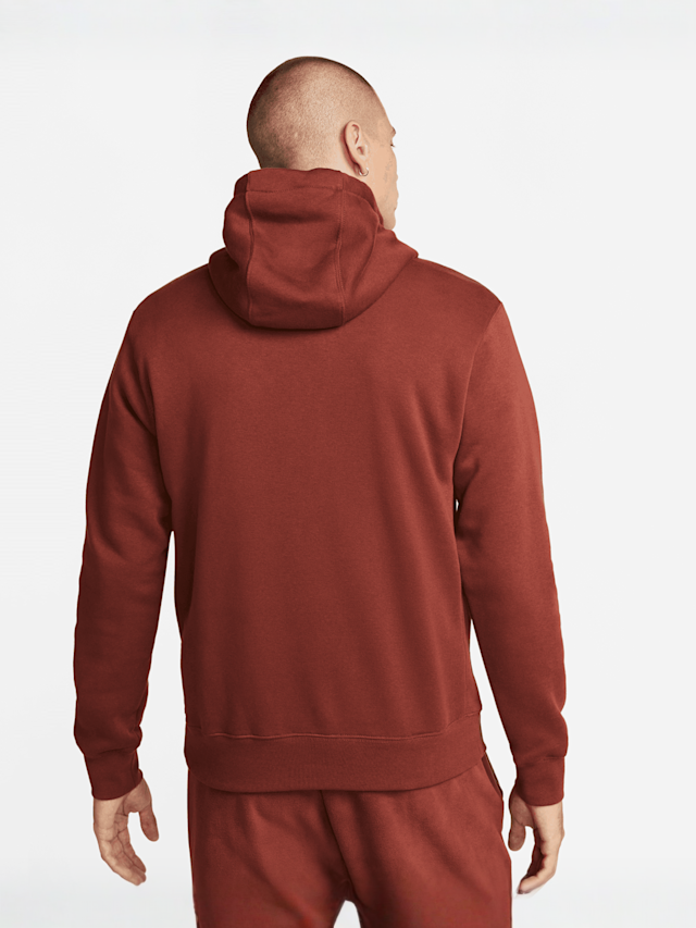 Nike, Sportswear Club Fleece Hoodie, brown, Image 2 of 5