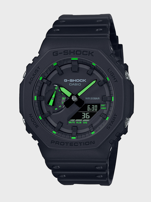 G-SHOCK, Utility Black GA-2100-1A3ER, black, Image 1 of 3