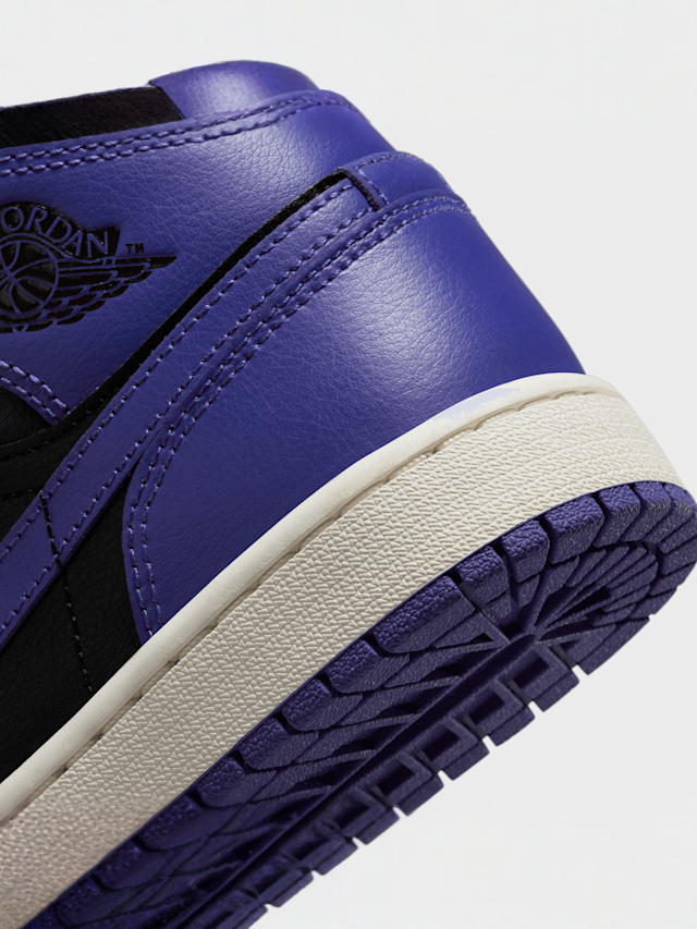 Jordan, WMNS Air Jordan 1 Mid, black, Image 8 of 8