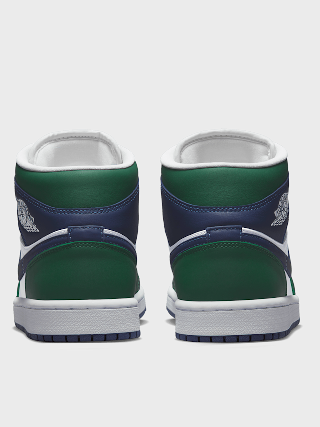 Jordan, Air Jordan 1 Mid SE summit white/blue chill-black, green, Image 5 of 9