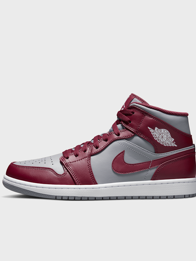 Jordan, Air Jordan 1 Mid, czerwony, Obraz 1 z 8