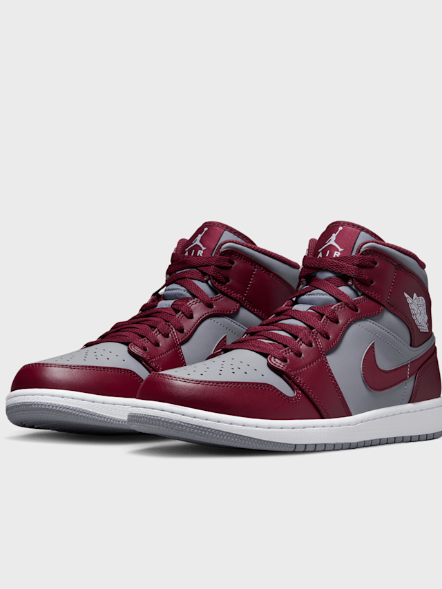 Jordan, Air Jordan 1 Mid, czerwony, Obraz 4 z 8