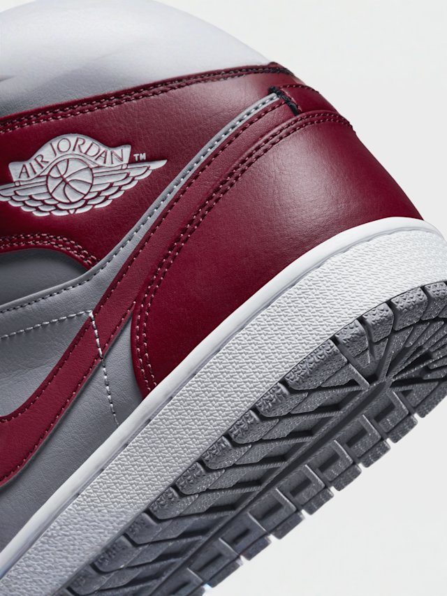 Jordan, Air Jordan 1 Mid, czerwony, Obraz 8 z 8