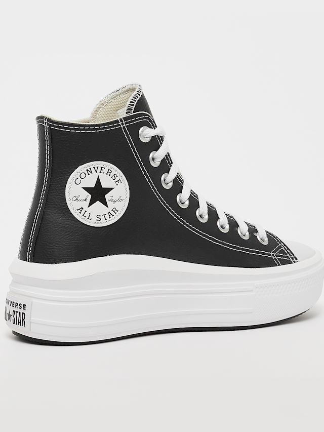 Converse, Chuck Taylor All Star Move Leather, black, Image 3 of 5