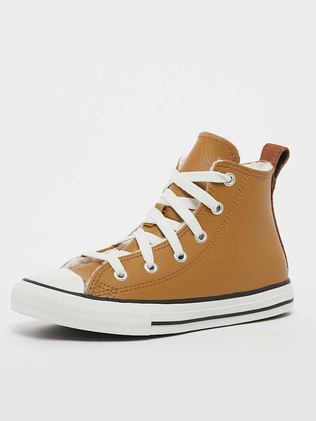 Converse, Chuck Taylor All Star Lined Leather (PS), geel, Afbeelding 2 van 5