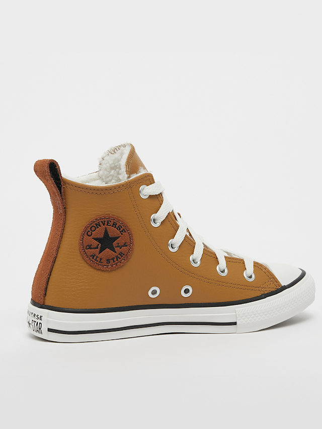 Converse, Chuck Taylor All Star Lined Leather (PS), geel, Afbeelding 3 van 5