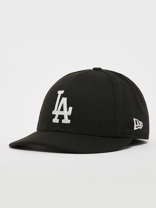 New Era, 59Fifty Low Profile Raised from Concrete MLB LA Dodgers, zwart, Afbeelding 1 van 3
