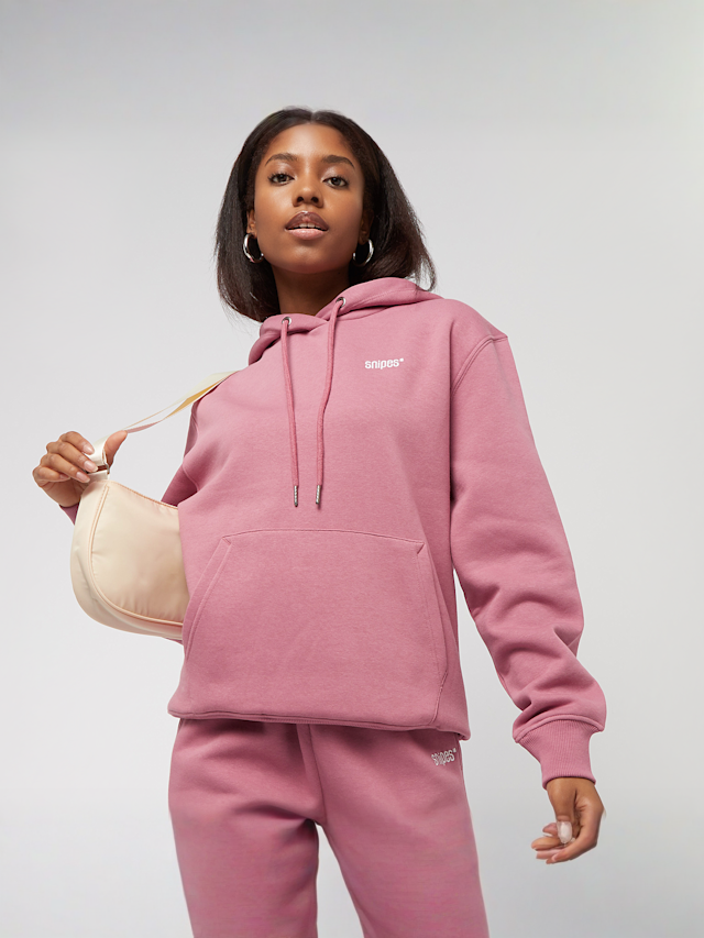 SNIPES, Small Logo Essential Hoodie, light pink, Image 1 of 4