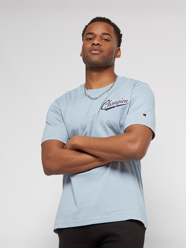 Champion, Crewneck T-Shirt, blauw, Afbeelding 1 van 4