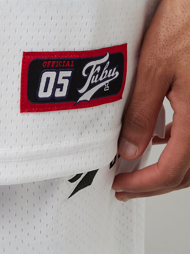 FUBU, Varsity Mesh Tee, biały, Obraz 4 z 6