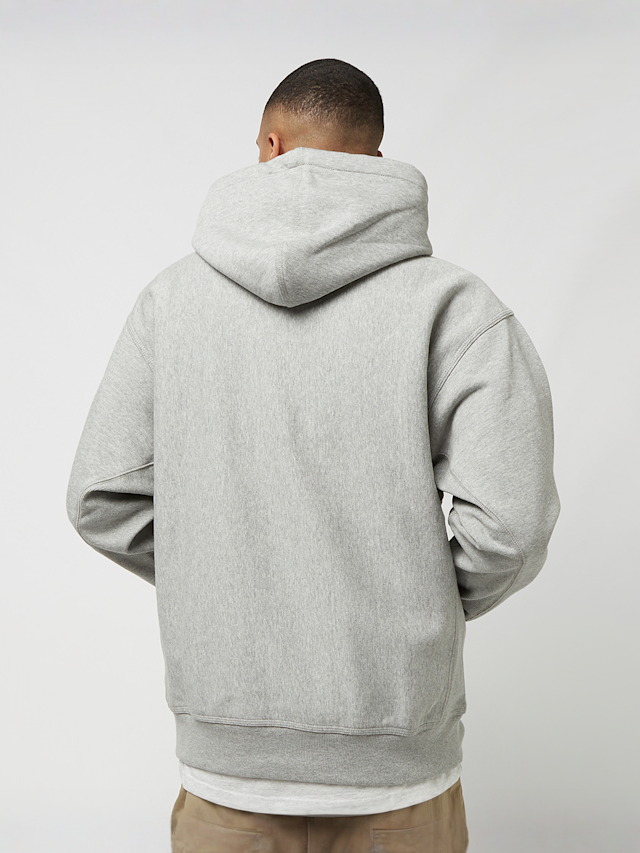 Carhartt WIP, Hooded American Script Sweat, grey, Image 2 of 5
