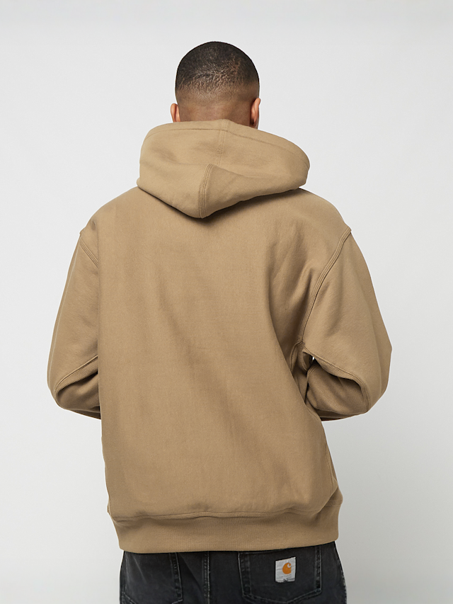 Carhartt WIP, Hooded American Script Sweat, grey, Image 2 of 4