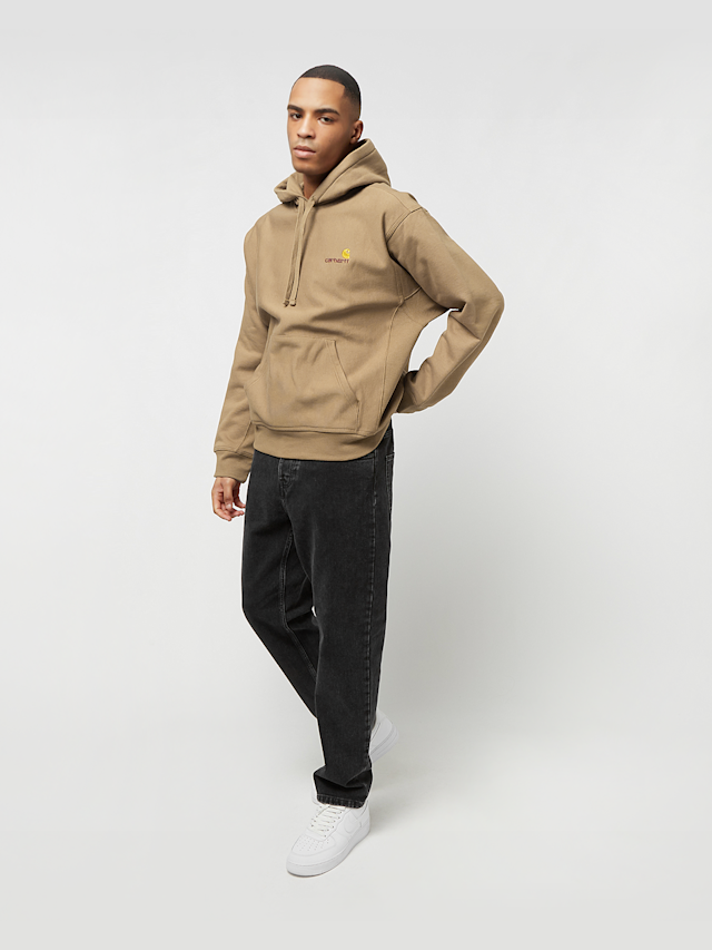 Carhartt WIP, Hooded American Script Sweat, grey, Image 4 of 4