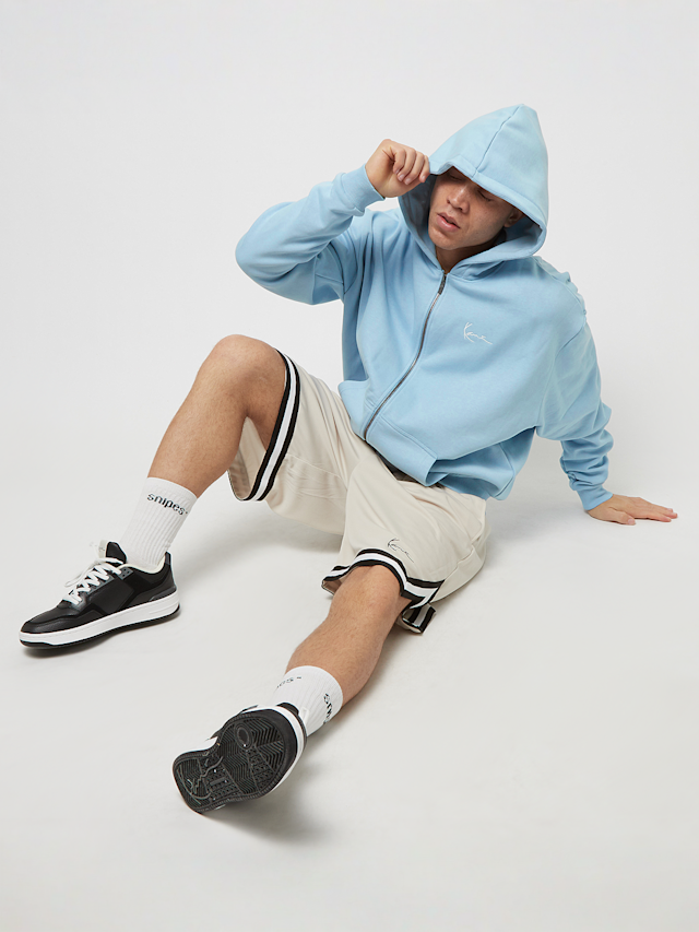 Karl Kani, Chest Signature Essential Zip Hoodie, blue, Image 4 of 4