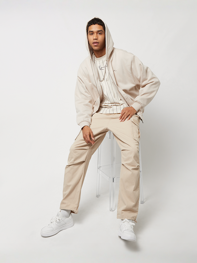 Karl Kani, Chest Signature Essential Zip Hoodie, grijs, Afbeelding 4 van 4