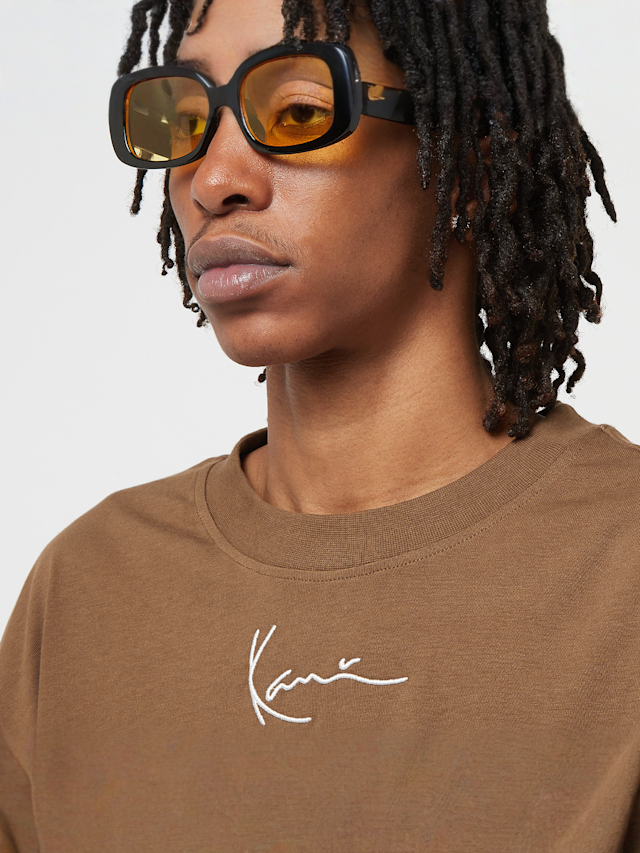 Karl Kani, Small Signature Essential Tee, bruin, Afbeelding 3 van 4