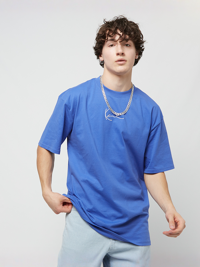 Karl Kani, Small Signature Essential Tee, blauw, Afbeelding 1 van 4