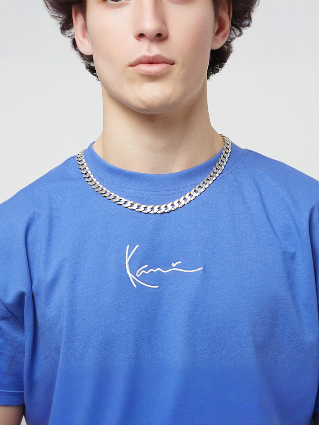 Karl Kani, Small Signature Essential Tee, blue, Image 3 of 4