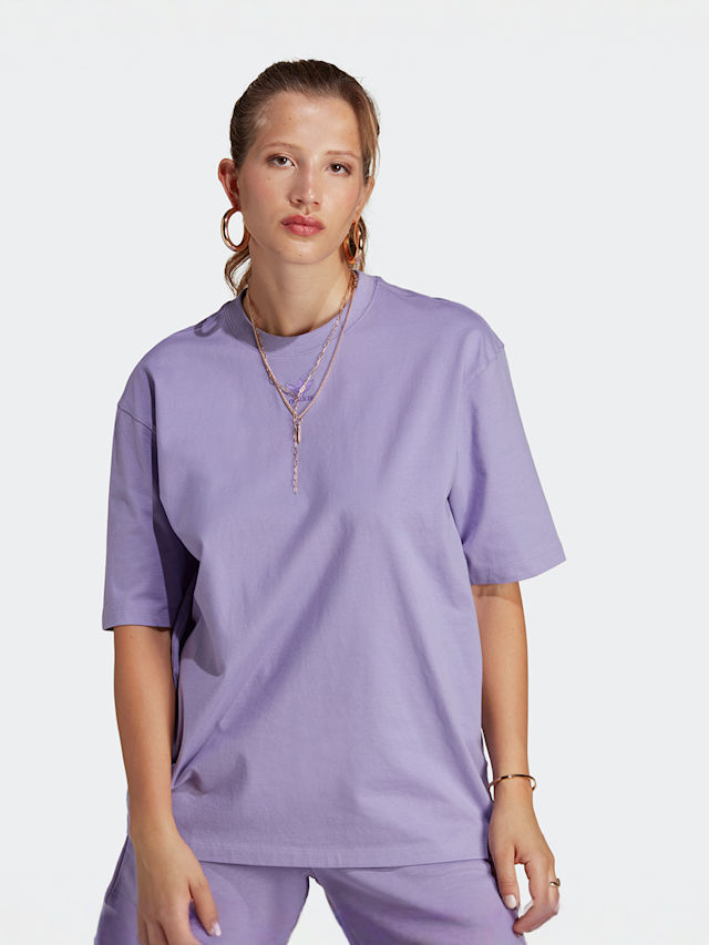 adidas Originals, Trefoil Essentials T-shirt, roze, Afbeelding 1 van 5