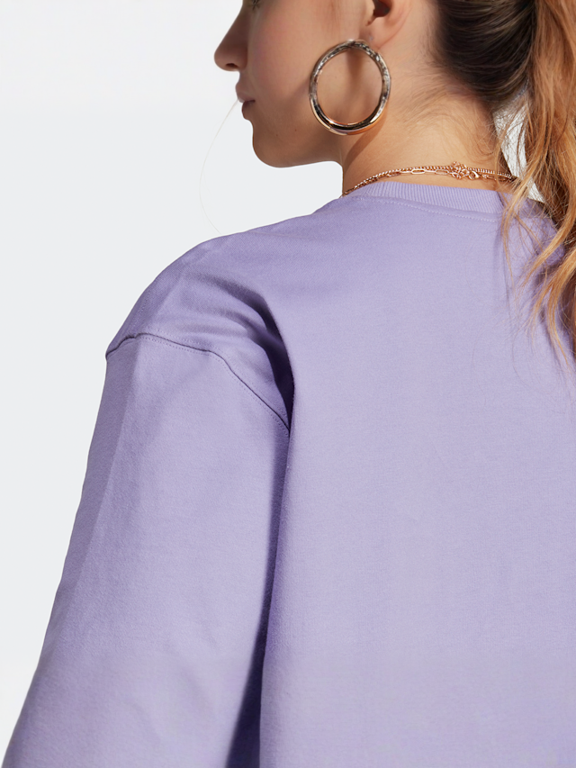 adidas Originals, Trefoil Essentials T-shirt, roze, Afbeelding 4 van 5