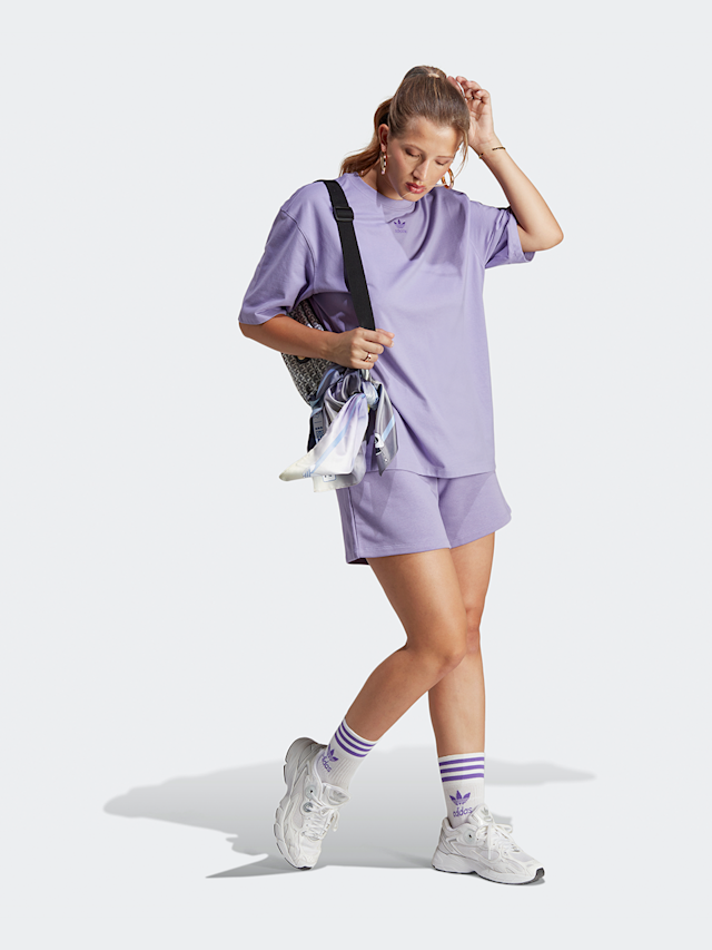 adidas Originals, Trefoil Essentials T-shirt, roze, Afbeelding 5 van 5