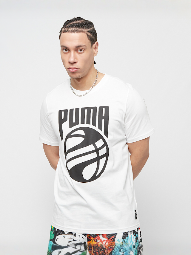 PUMA, Posterize Tee Puma, wit, Afbeelding 1 van 5