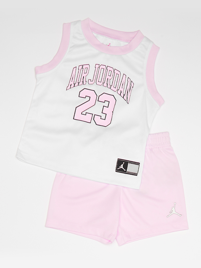 Jordan, Muscle Tank a0nd Shorts 2pc Set, lichtroze, Afbeelding 1 van 7