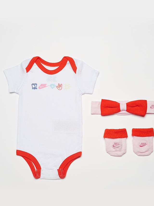 Nike, XO Swoosh Set (3 Piece), wit, Afbeelding 1 van 2