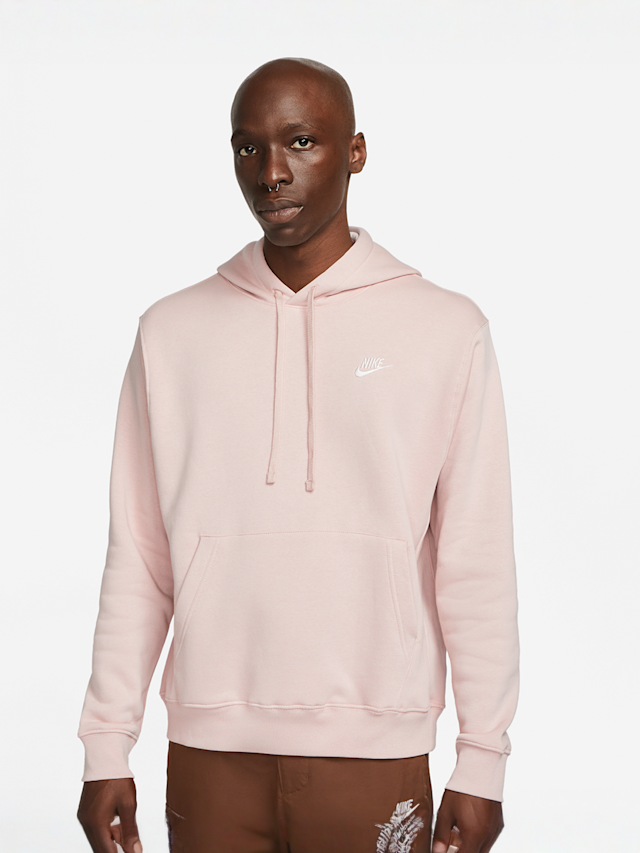 Nike, Sportswear Club Fleece Hoodie, light pink, Image 1 of 6