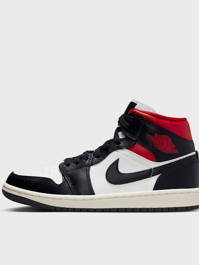 Jordan, WMNS Air Jordan 1 Mid, black, Image 1 of 8